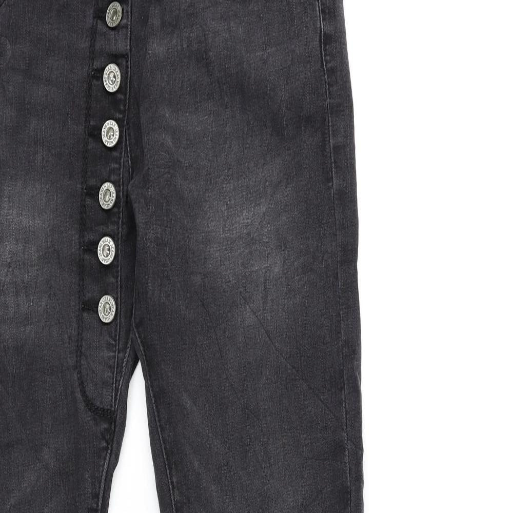 Preworn Mens Black  Denim Skinny Jeans Size S L28 in