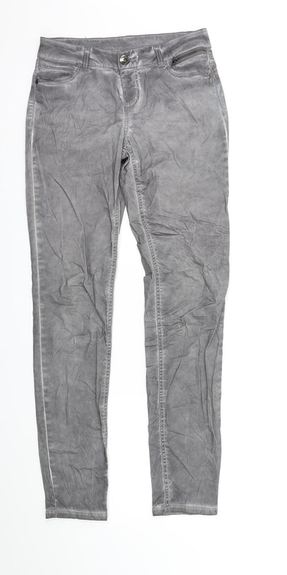Womens UK Size 34 in Street One Regular Fit Skinny Grey Jeans