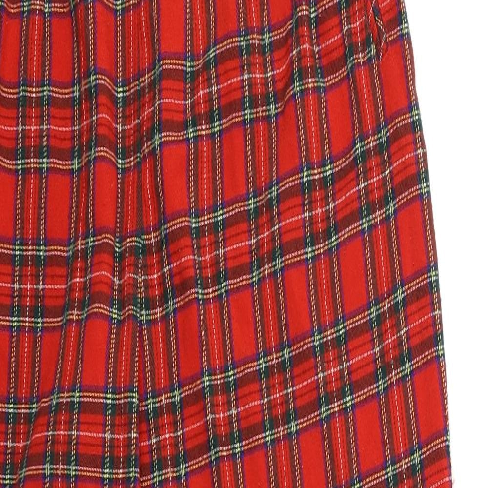 key wear Womens Red Check  Trousers  Size 23 in L26 in