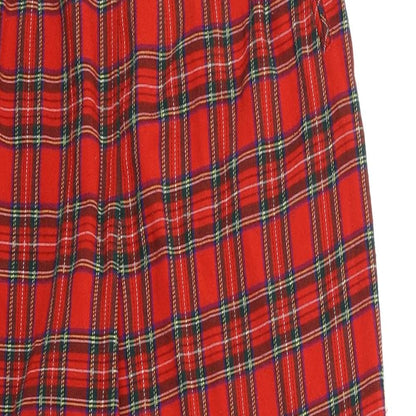 key wear Womens Red Check  Trousers  Size 23 in L26 in