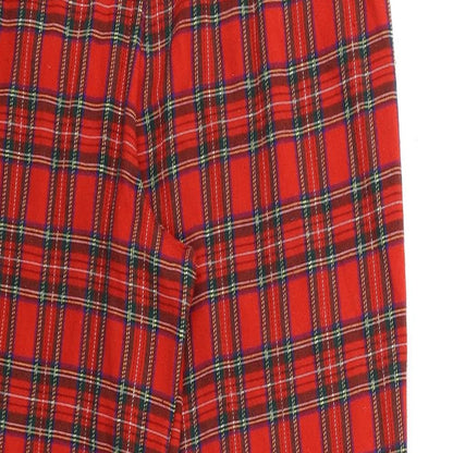 key wear Womens Red Check  Trousers  Size 23 in L26 in
