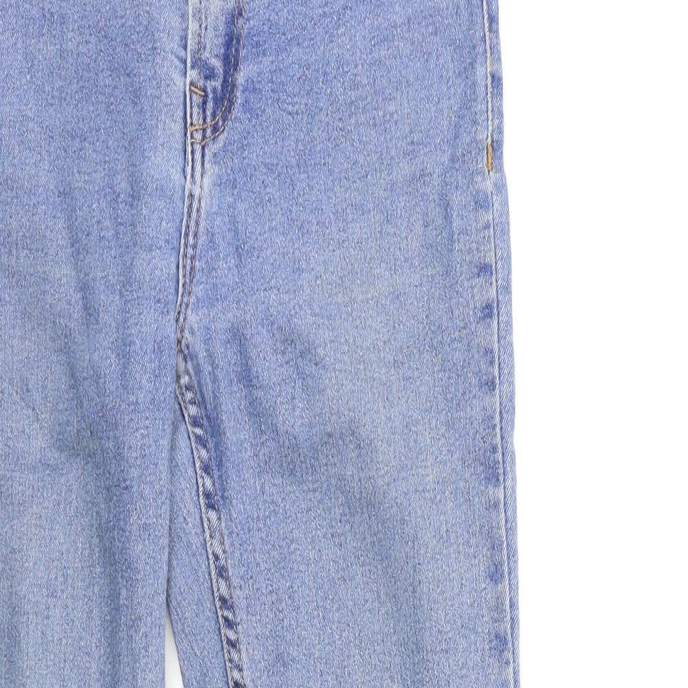 Bershka Womens Blue  Denim Skinny Jeans Size 6 L27 in