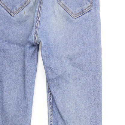 Bershka Womens Blue  Denim Skinny Jeans Size 6 L27 in