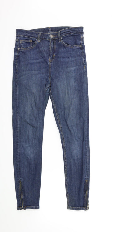 Womens UK Size 26 in Preworn Regular Fit Skinny Blue Jeans