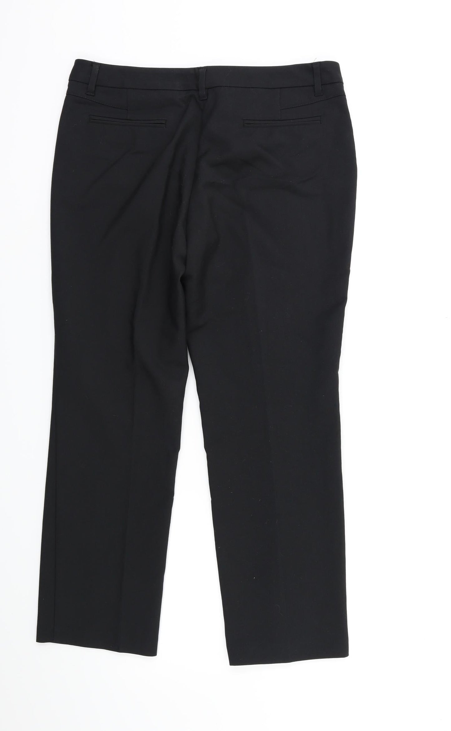 Womens UK Size 12 NEXT Regular Fit  Black Trousers