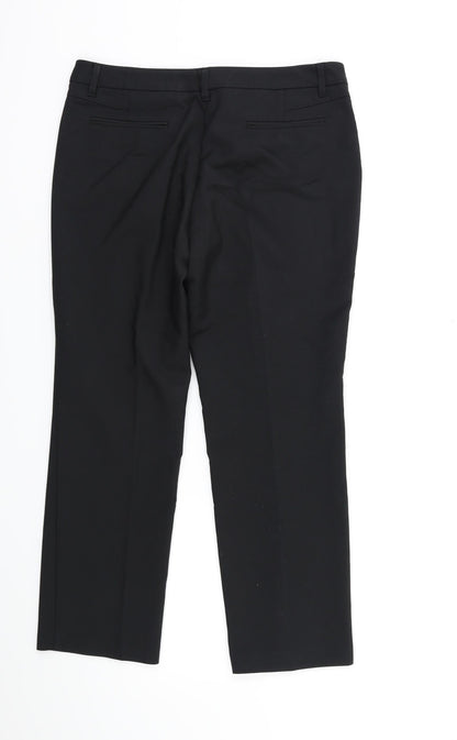 Womens UK Size 12 NEXT Regular Fit  Black Trousers