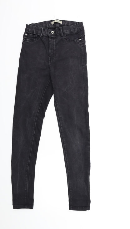 Denim & Co. Womens Blue  Denim Skinny Jeans Size 4 L28 in