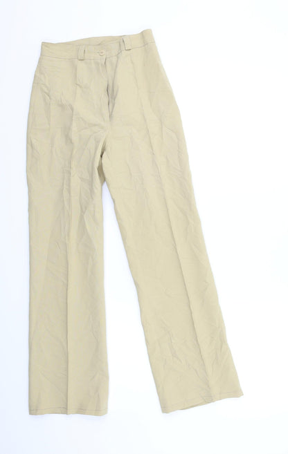 Womens UK Size 23 in Preworn Regular Fit  Beige Trousers