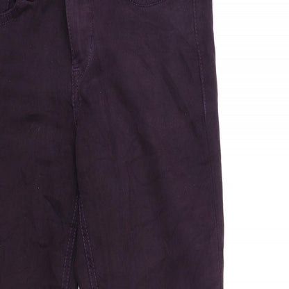 Womens UK Size 27 in H&M Regular Fit Skinny Red Jeans