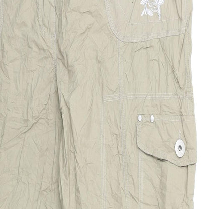 Evita Womens Beige   Trousers  Size 40 in L31 in