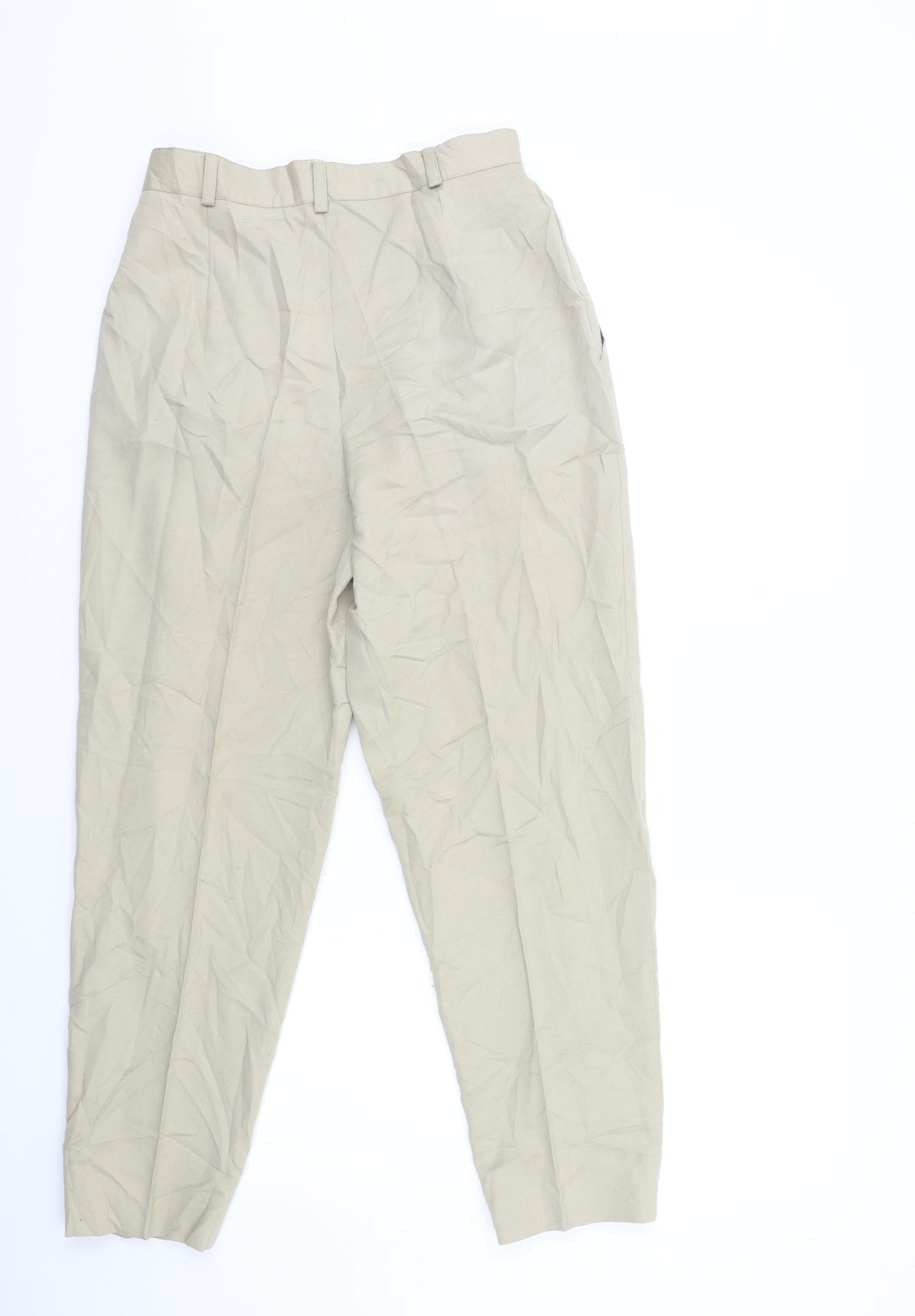 Alba Moda Womens Beige   Trousers  Size 10 L38 in