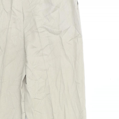 Alba Moda Womens Beige   Trousers  Size 10 L38 in