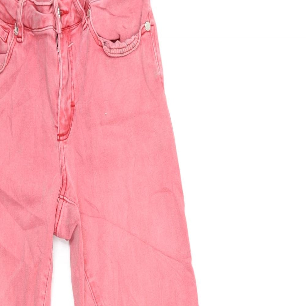 JEAN PAUL Womens Pink  Denim Skinny Jeans Size S L27 in