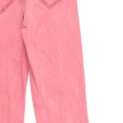 JEAN PAUL Womens Pink  Denim Skinny Jeans Size S L27 in