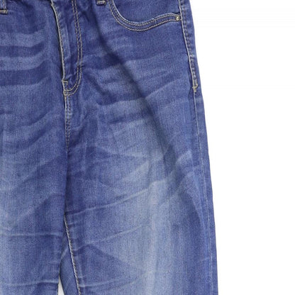 Denim & Co. Womens Blue  Denim Skinny Jeans Size 12 L27 in