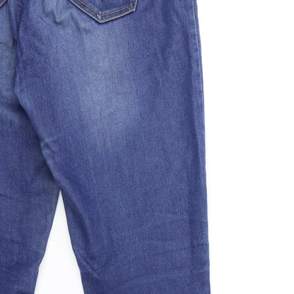 Denim & Co. Womens Blue  Denim Skinny Jeans Size 12 L27 in