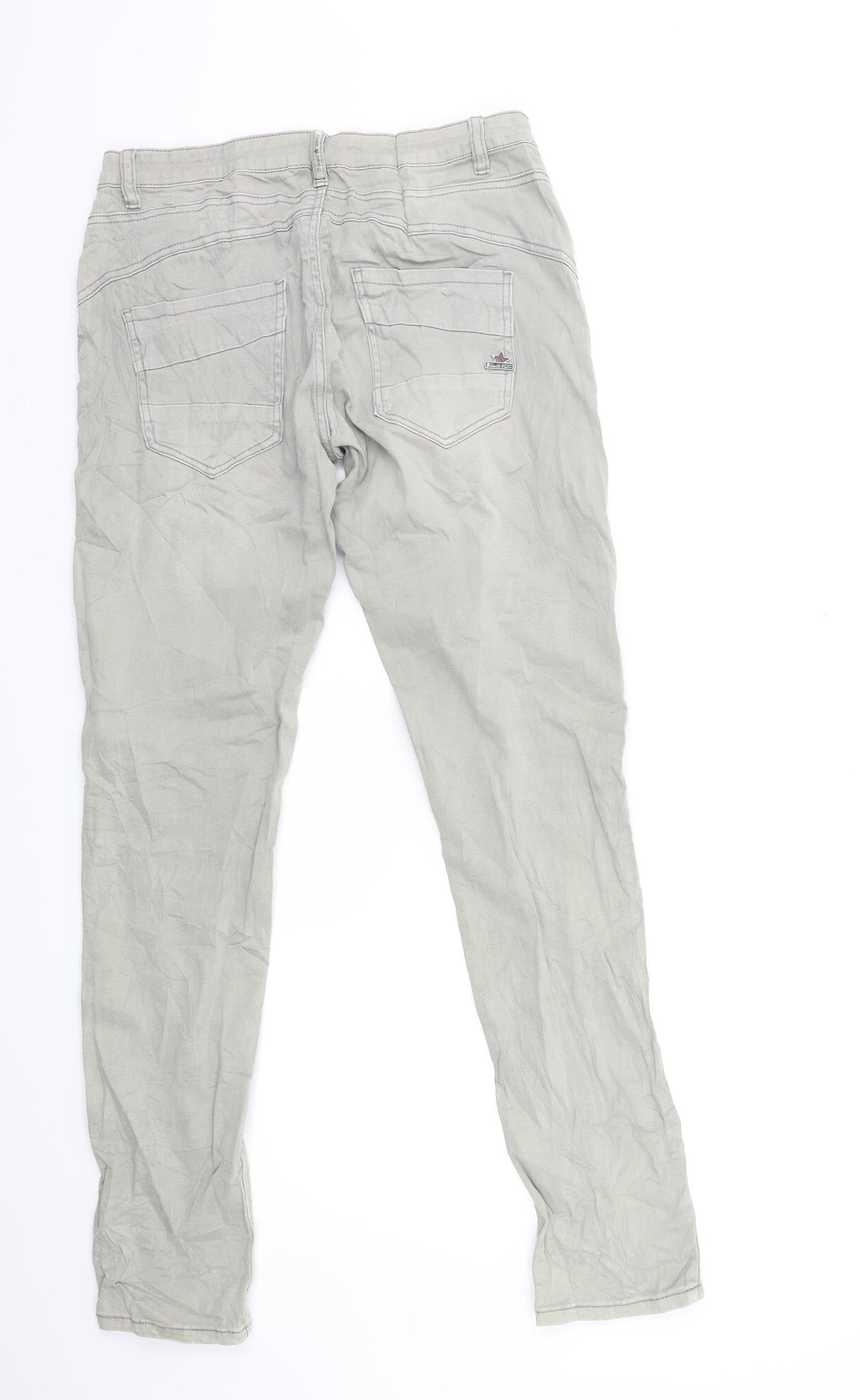Mens UK Size 30 in Buena Vista Regular Fit Skinny Grey Jeans
