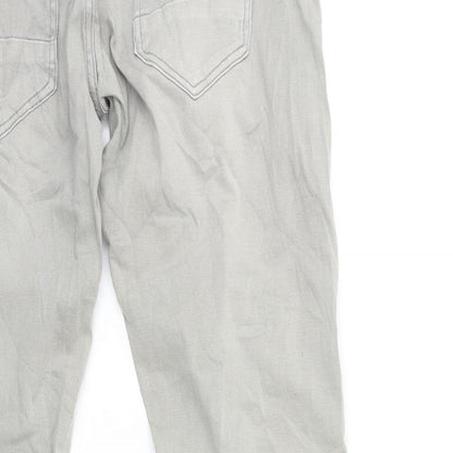 Mens UK Size 30 in Buena Vista Regular Fit Skinny Grey Jeans