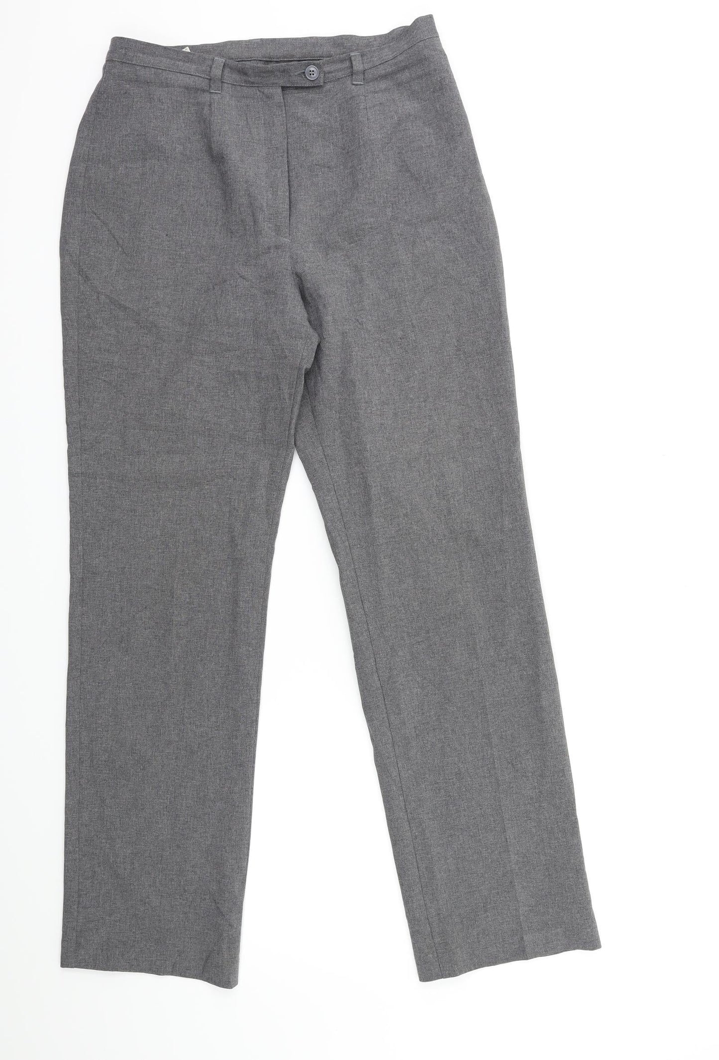 Womens UK Size 28 in United Colors of Benetton Regular Fit  Grey Trousers