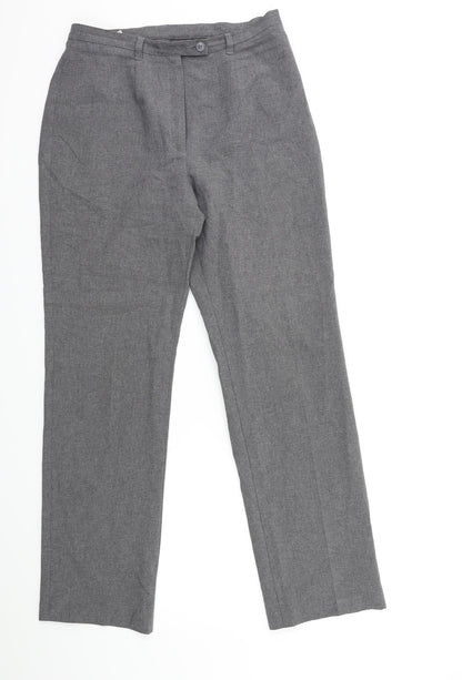 Womens UK Size 28 in United Colors of Benetton Regular Fit  Grey Trousers