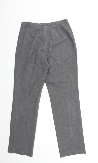 Womens UK Size 28 in United Colors of Benetton Regular Fit  Grey Trousers