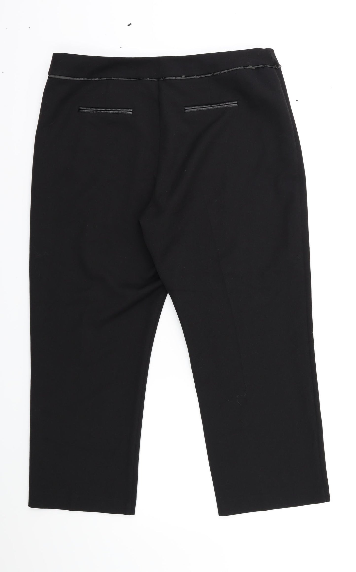 F&F Womens Black   Trousers  Size 18 L25 in