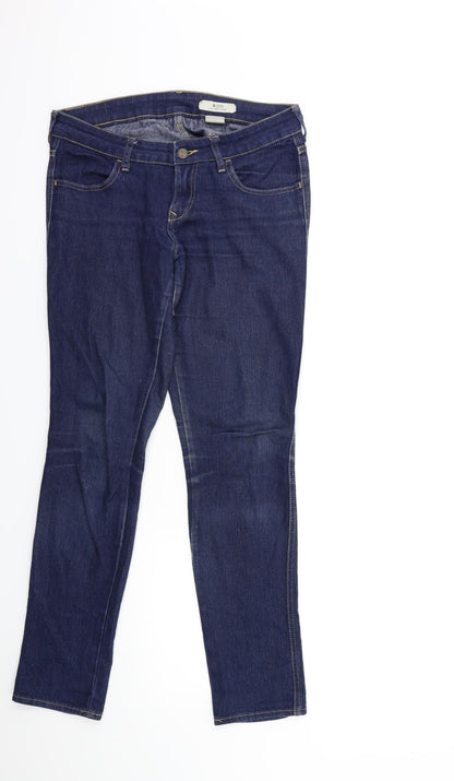 Womens UK Size 28 in Preworn Regular Fit Skinny Blue Jeans