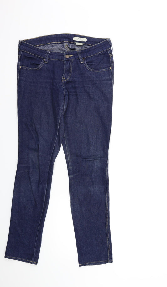 Womens UK Size 28 in Preworn Regular Fit Skinny Blue Jeans