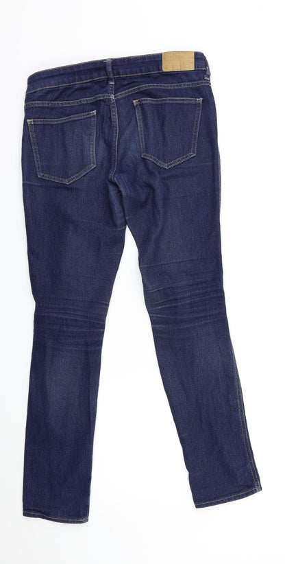 Womens UK Size 28 in Preworn Regular Fit Skinny Blue Jeans