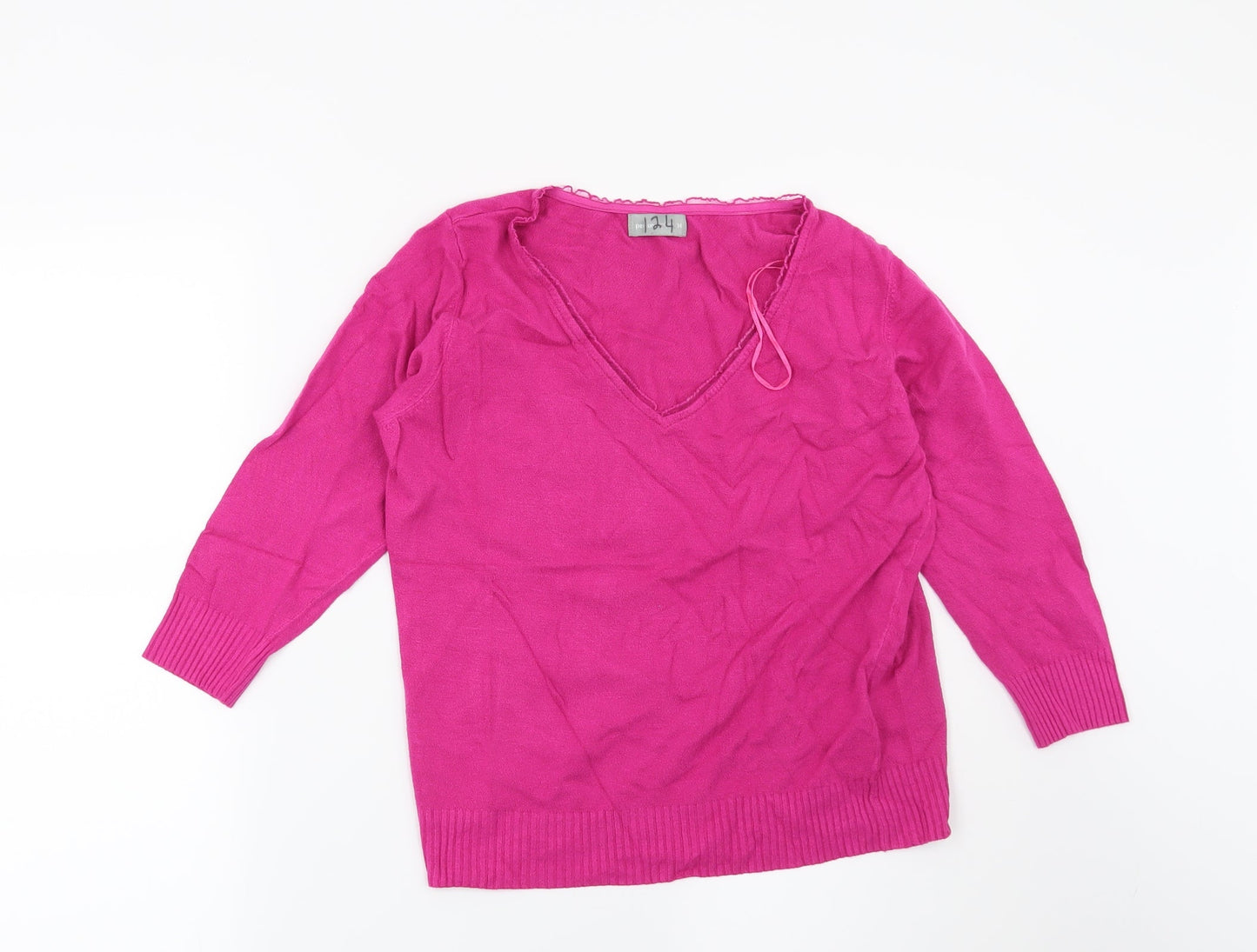Per Una Womens Pink   Pullover Jumper Size 14