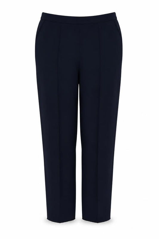Womens UK Size 14 ISLE Regular Fit  Blue Trousers