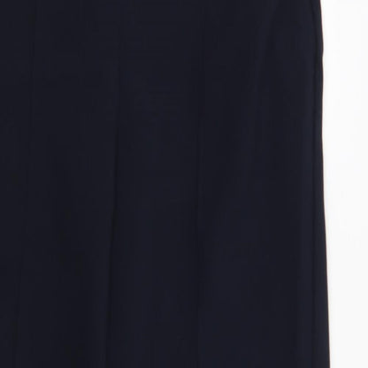 Womens UK Size 14 ISLE Regular Fit  Blue Trousers