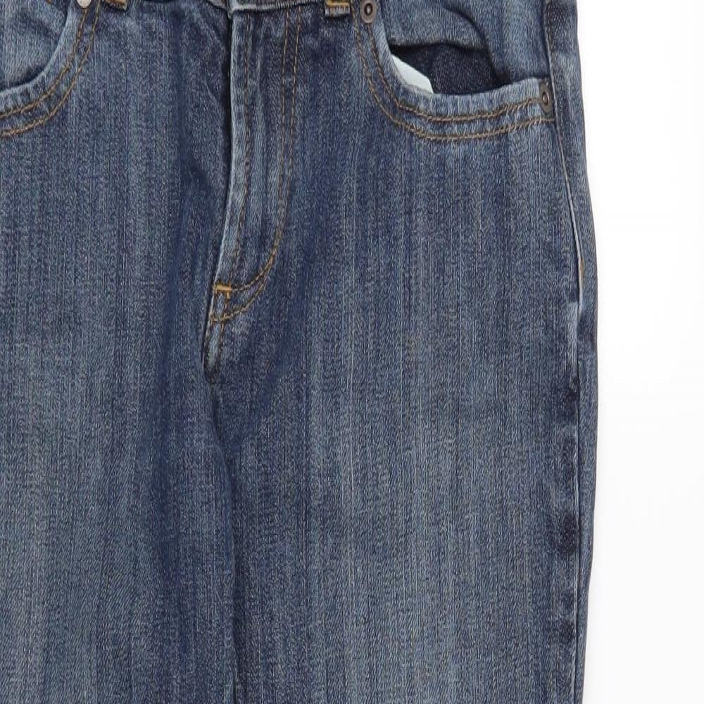 Womens UK Size 8 Preworn Regular Fit Skinny Blue Jeans