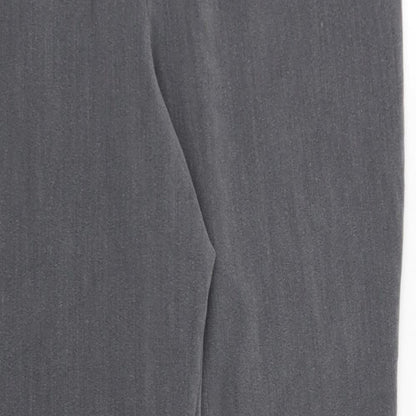 Womens UK Size 14 Preworn Regular Fit  Grey Trousers