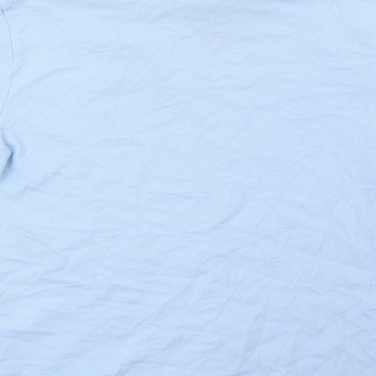 River Island Mens Blue    Button-Up Size M