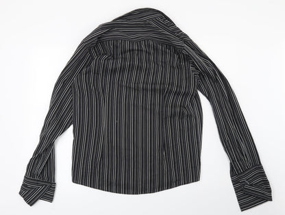 Mens UK Size M Cedar Wood State Black  Button-Up Long Sleeve Casual Shirt