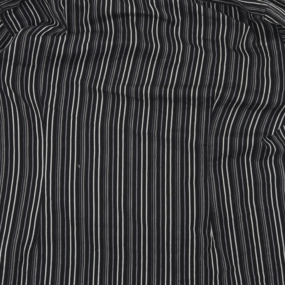 Mens UK Size M Cedar Wood State Black  Button-Up Long Sleeve Casual Shirt