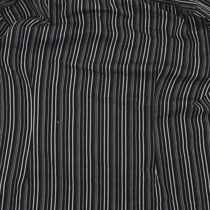 Mens UK Size M Cedar Wood State Black  Button-Up Long Sleeve Casual Shirt