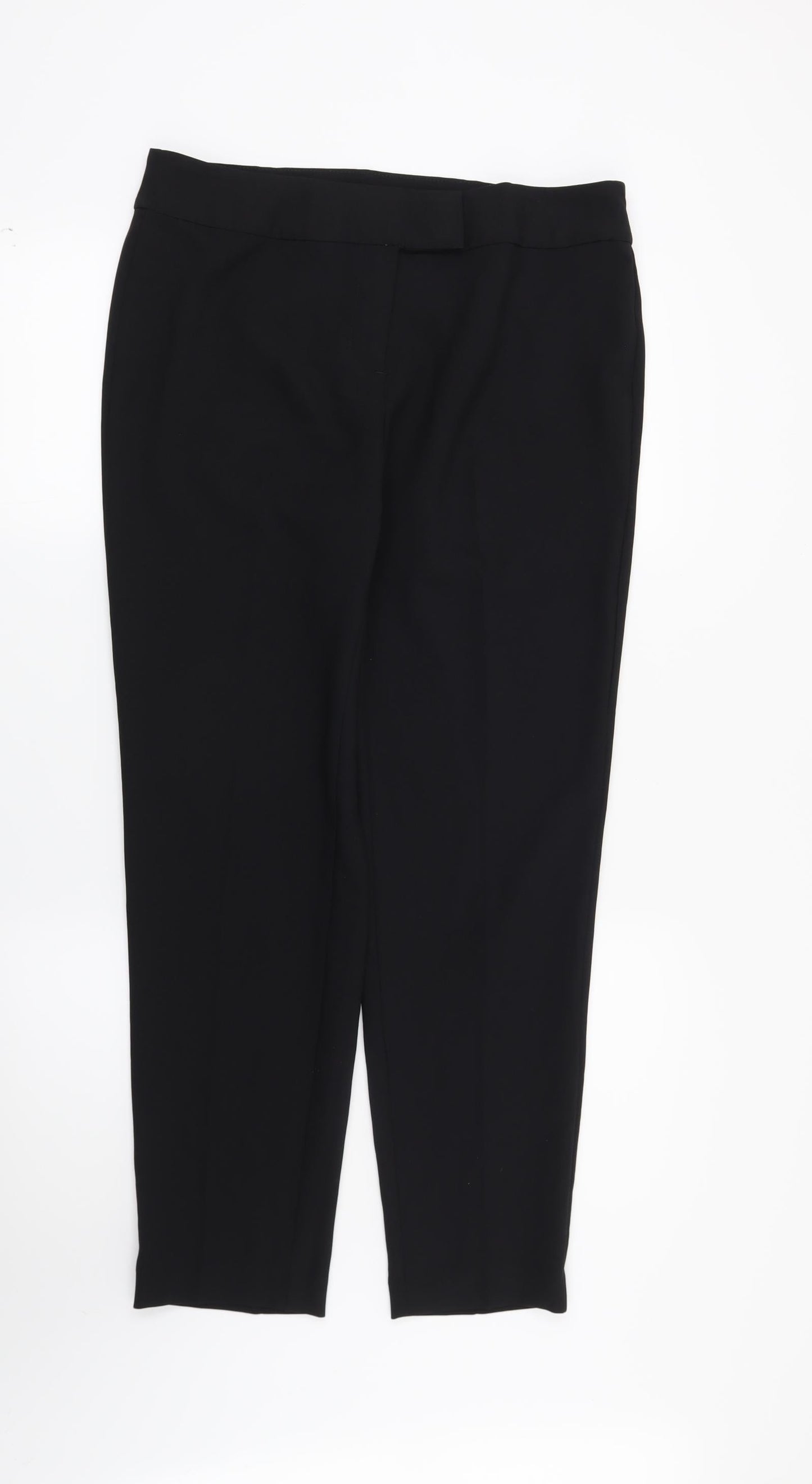 George Womens Black   Trousers  Size 12 L29 in
