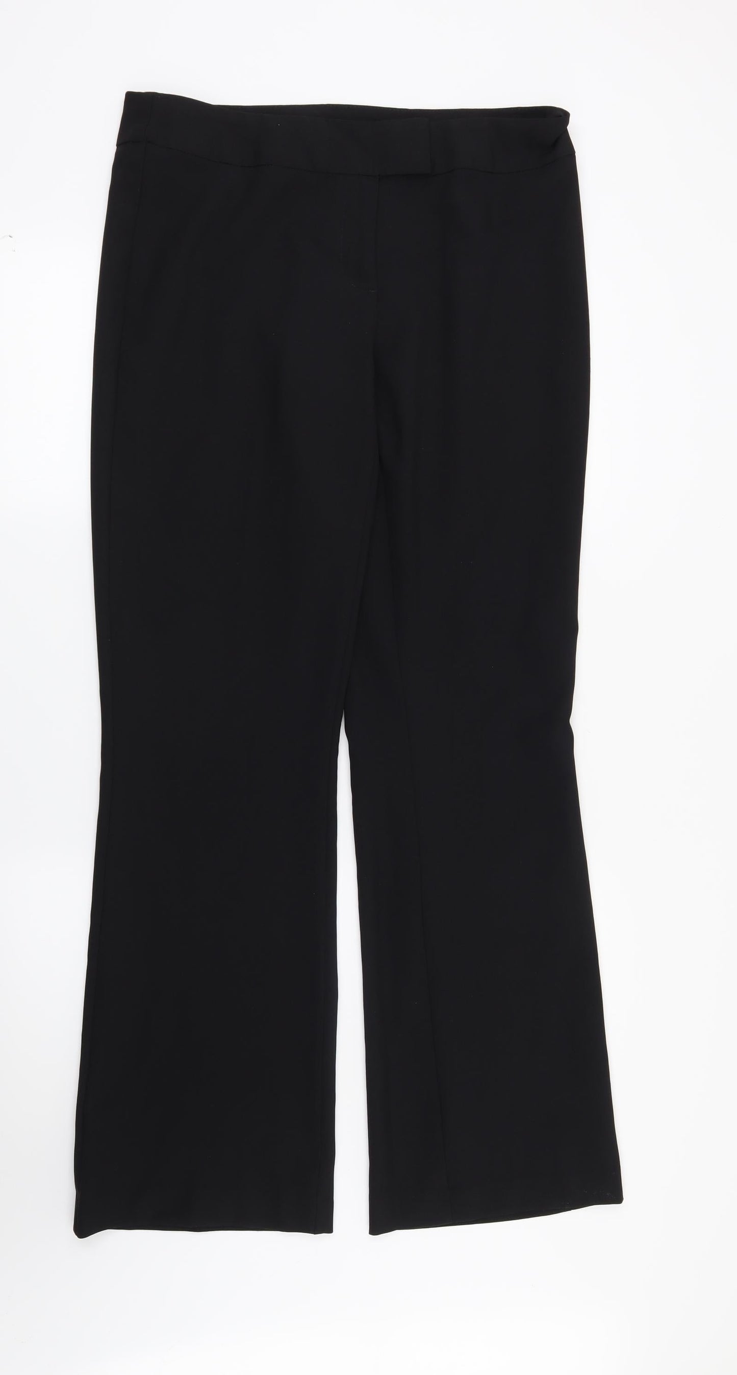 George Womens Black   Trousers  Size 12 L32 in