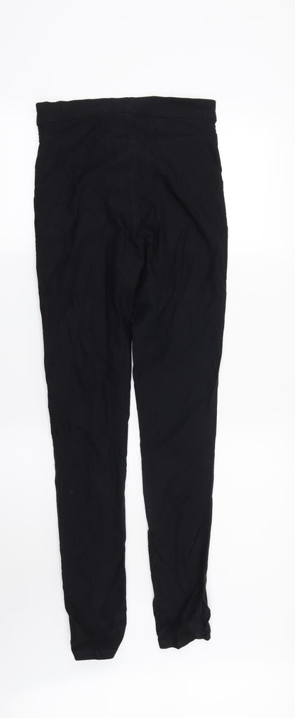 Womens UK Size 10 H&M Regular Fit  Black Trousers