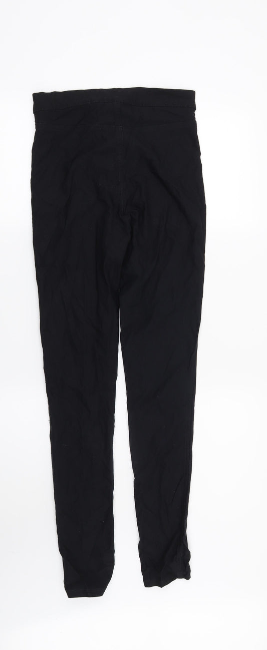 Womens UK Size 10 H&M Regular Fit  Black Trousers