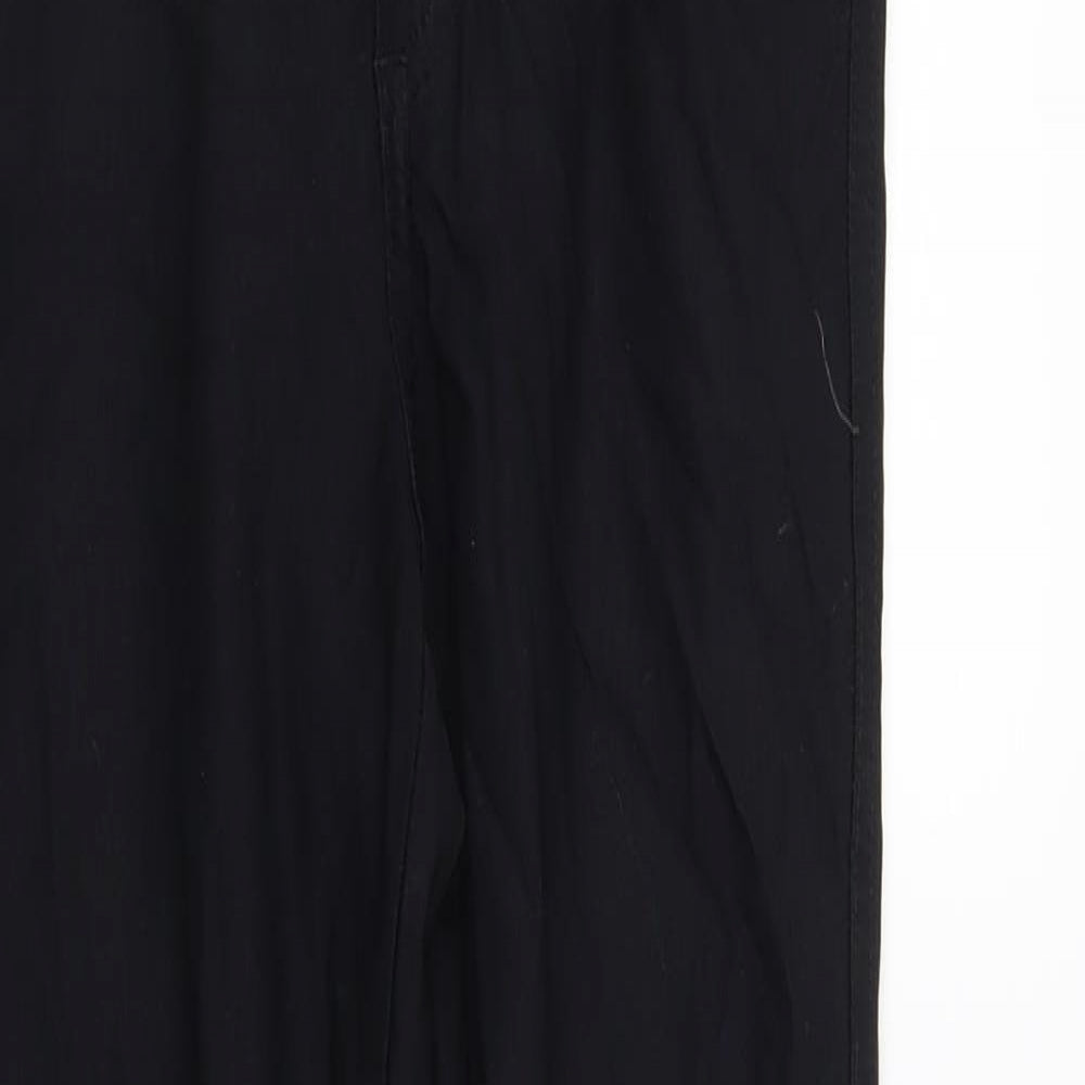 Womens UK Size 10 H&M Regular Fit  Black Trousers