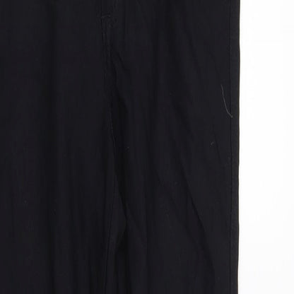 Womens UK Size 10 H&M Regular Fit  Black Trousers