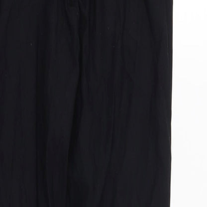Womens UK Size 10 H&M Regular Fit  Black Trousers