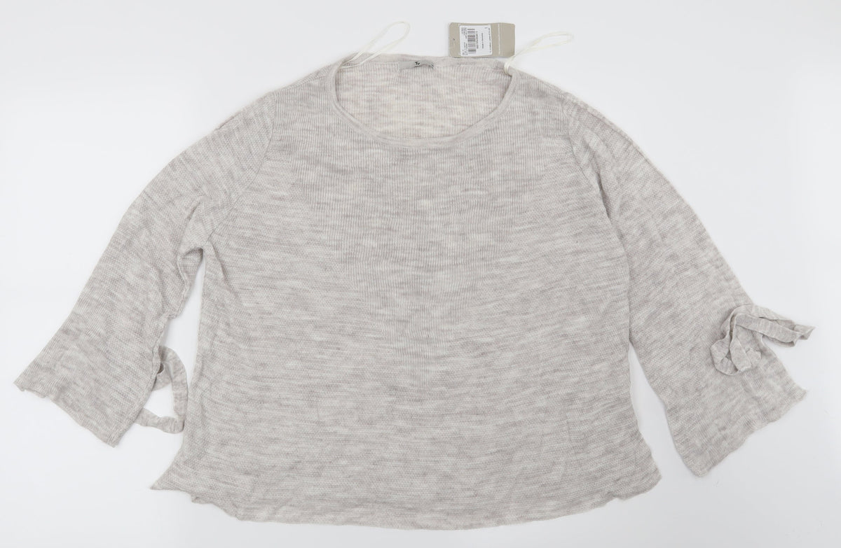 Tu Womens Beige   Pullover Jumper Size 10