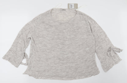 Tu Womens Beige   Pullover Jumper Size 10