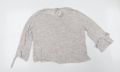 Tu Womens Beige   Pullover Jumper Size 10