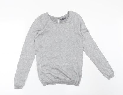 BHS Womens Silver   Pullover Jumper Size 8