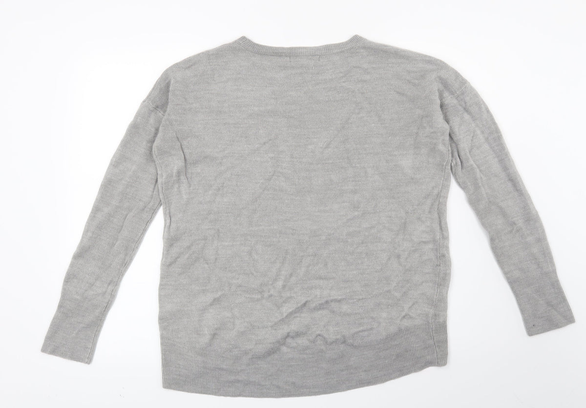 Primark Womens Grey   Pullover Jumper Size 10
